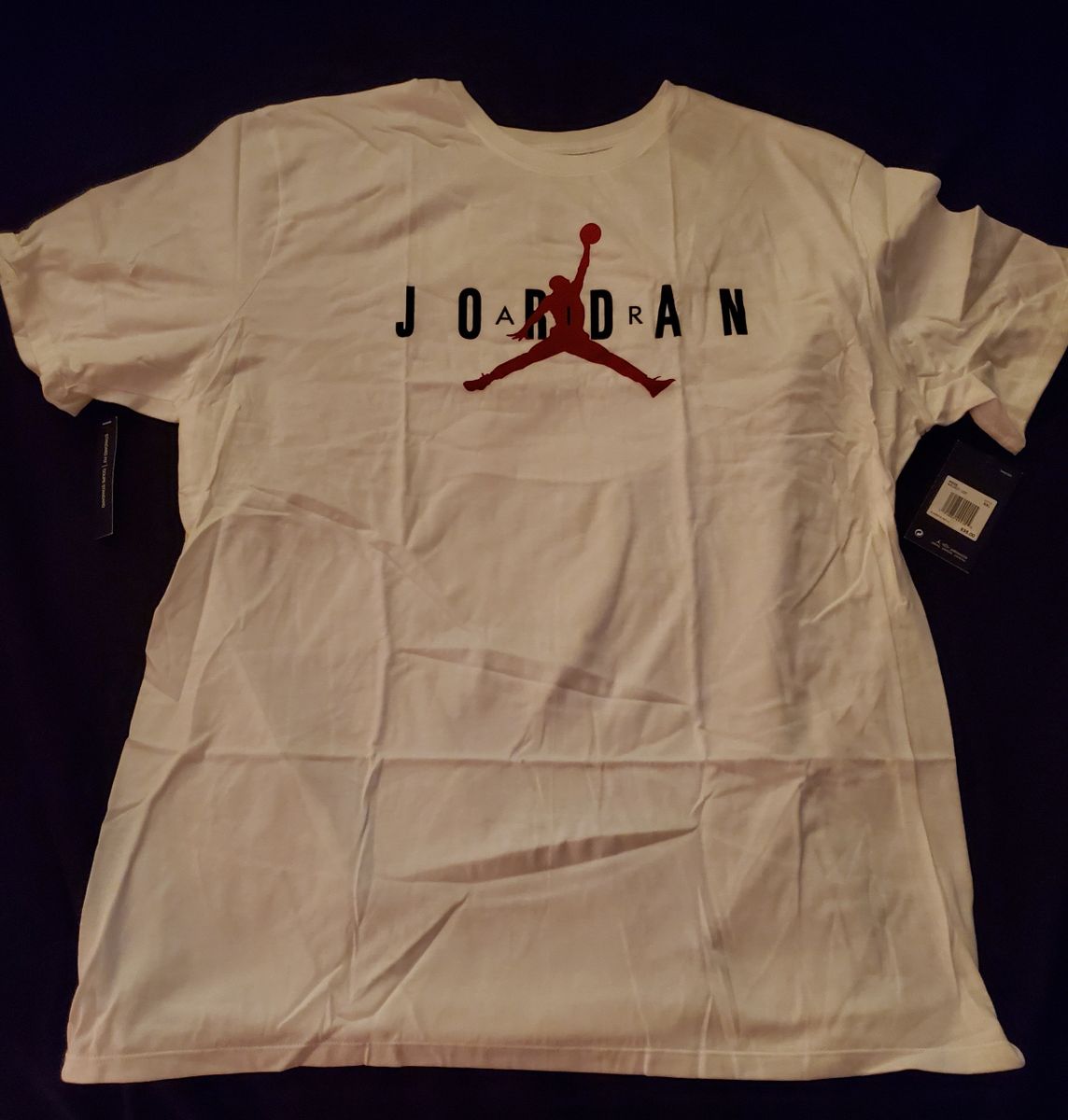 Air Jordan White TShirt XXL